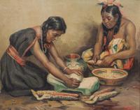 Gustav Adolph Hensel, (Wisconsin, 1874-1953), The Craftsmen (two works)