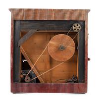 A Vicente Llinares Diminutive Grain-Painted Barrel Organ