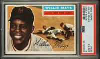 A 1956 Topps Willie Mays Baseball Card No. 130 (PSA 6 EX-MT) Gray Back