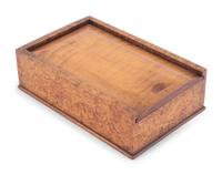 A Fine Figured Maple Slide Lid Box