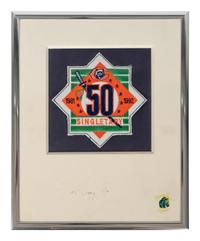 A Mike Singletary Signed Autograph Chicago Bears Jersey Presentation Formerly Displayed at Mike Ditka's Restaurant,