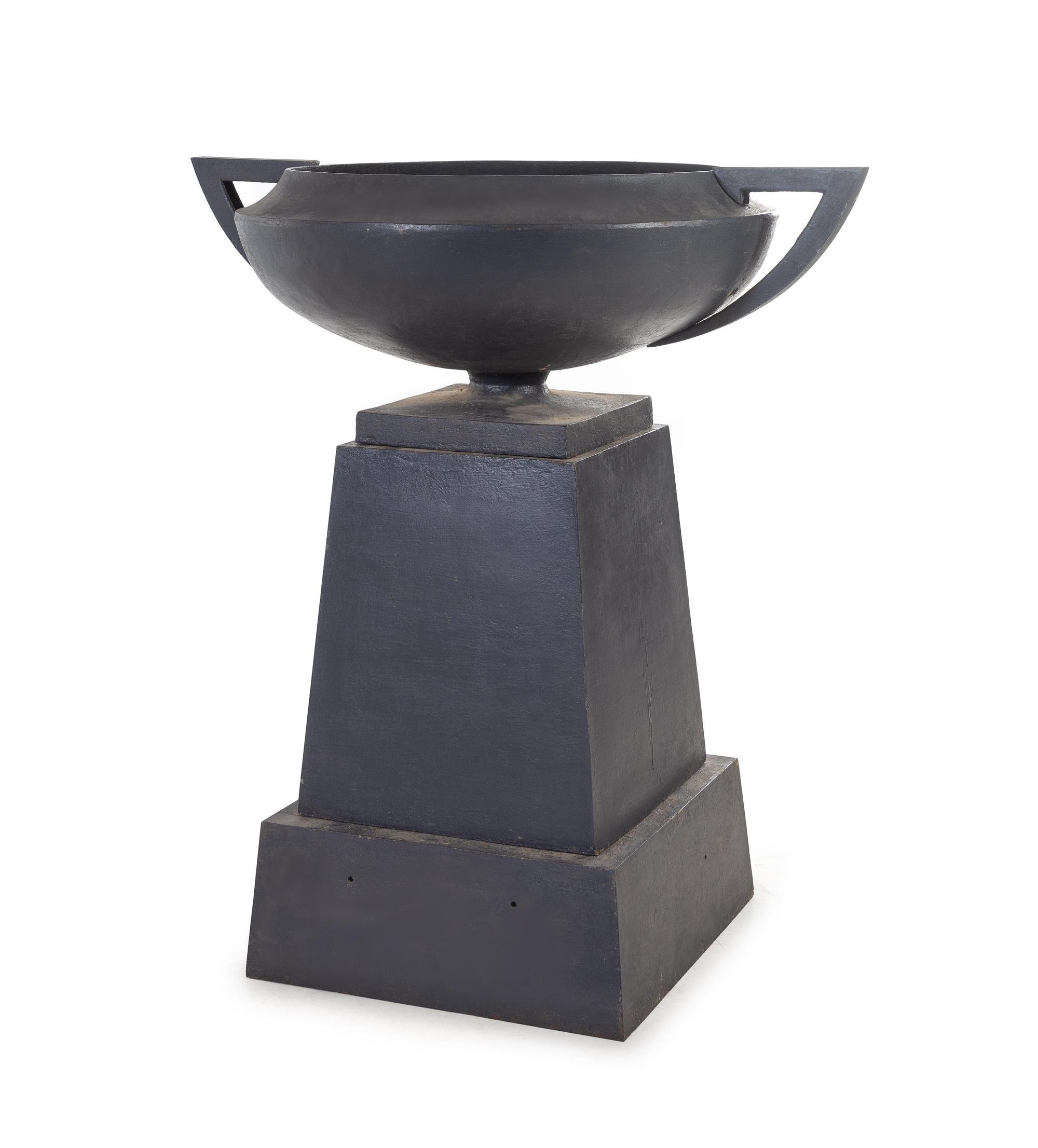 An American Cast Iron Garden Urn