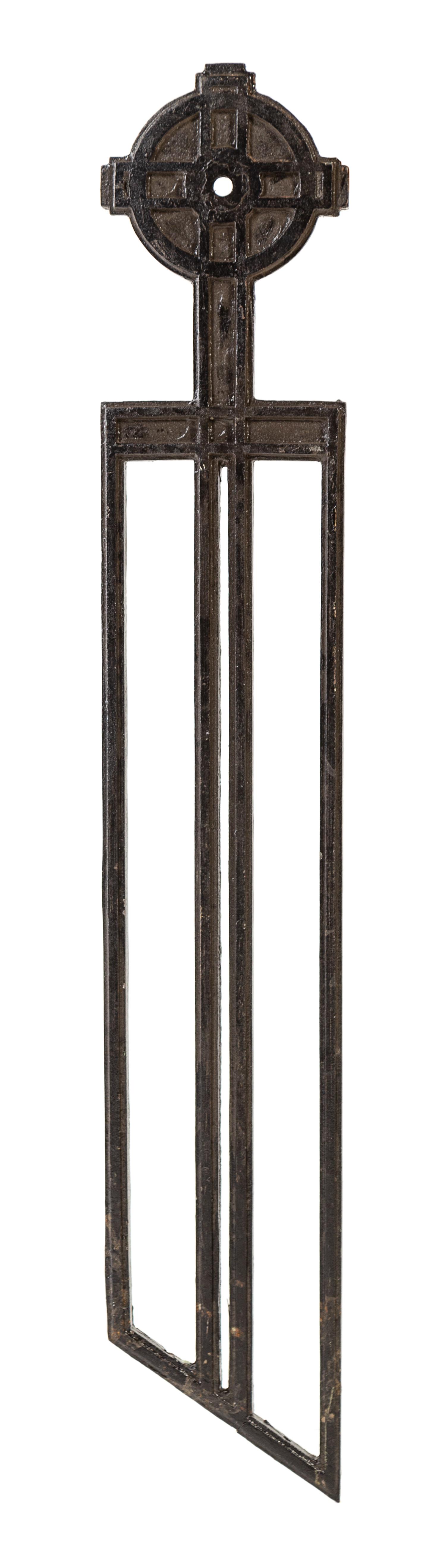 A Cast Iron Michael Reese Hospital Baluster Panel, Hugh Garden Height 40 inches. — CIRCA 1907