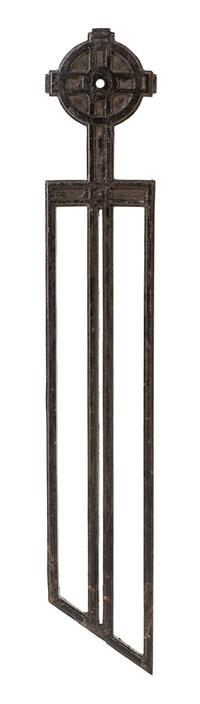 A Cast Iron Michael Reese Hospital Baluster Panel, Hugh Garden Height 40 inches. — CIRCA 1907
