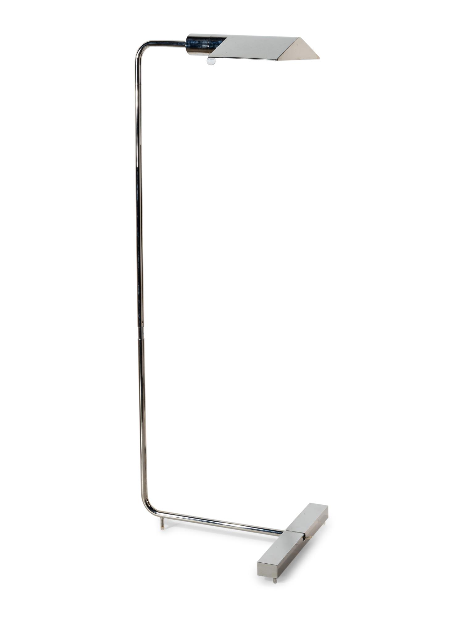 A Cedric Hartman Chrome Floor Lamp