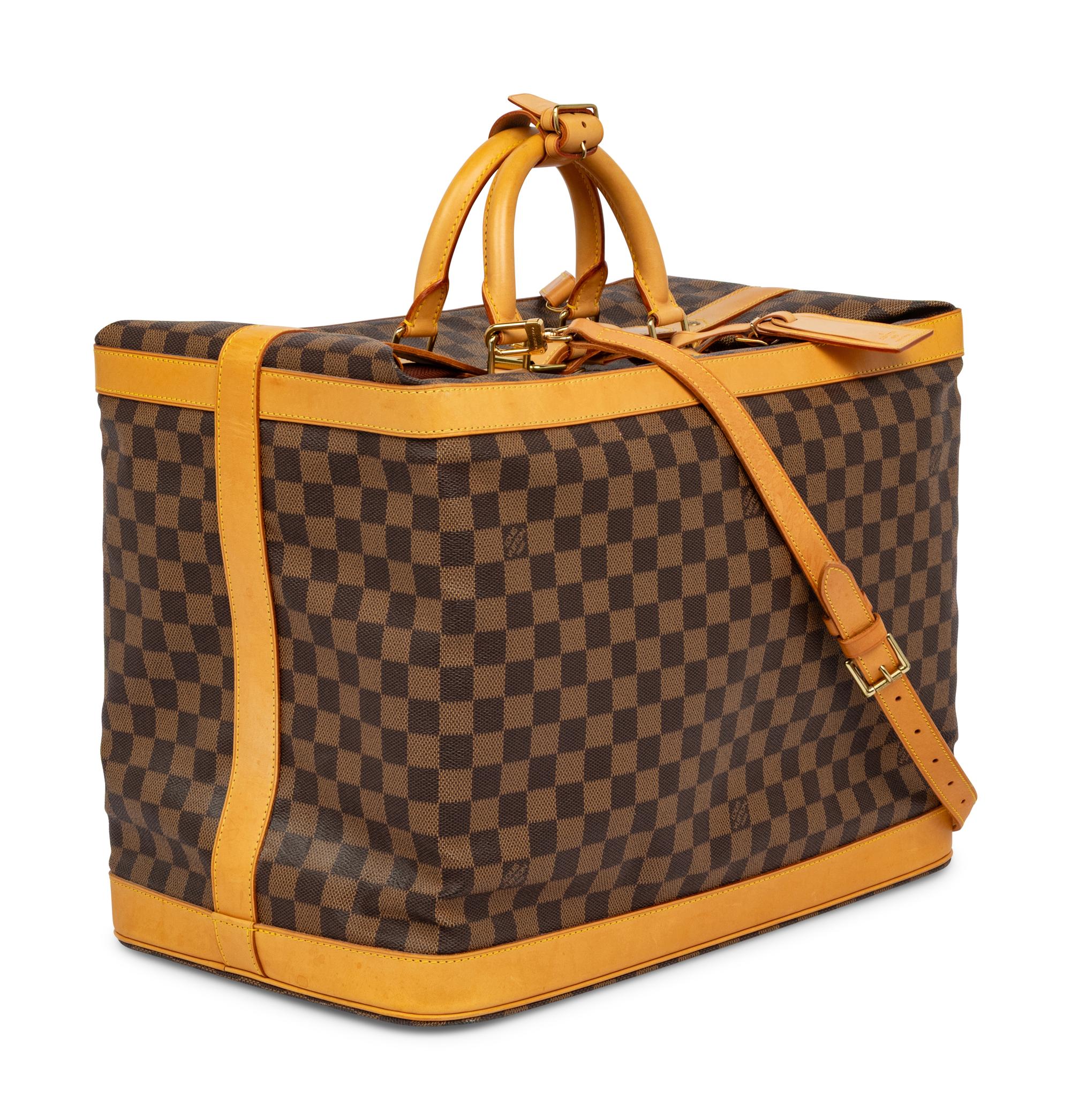 LOUIS VUITTON, DAMIER EBENE CRUISER TRAVEL BAG
