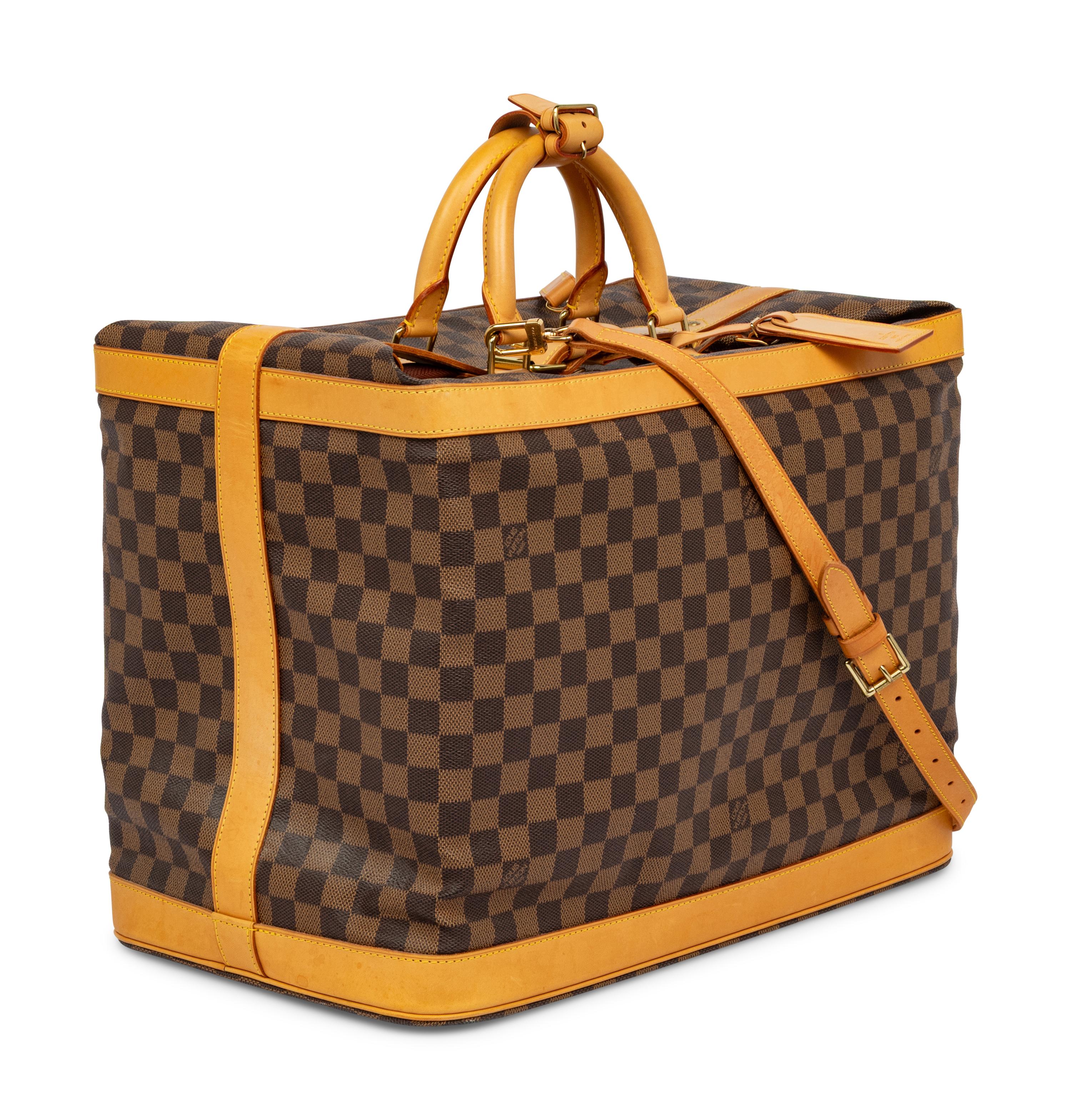 LOUIS VUITTON, DAMIER EBENE CRUISER TRAVEL BAG