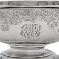 An American Silver Center Bowl