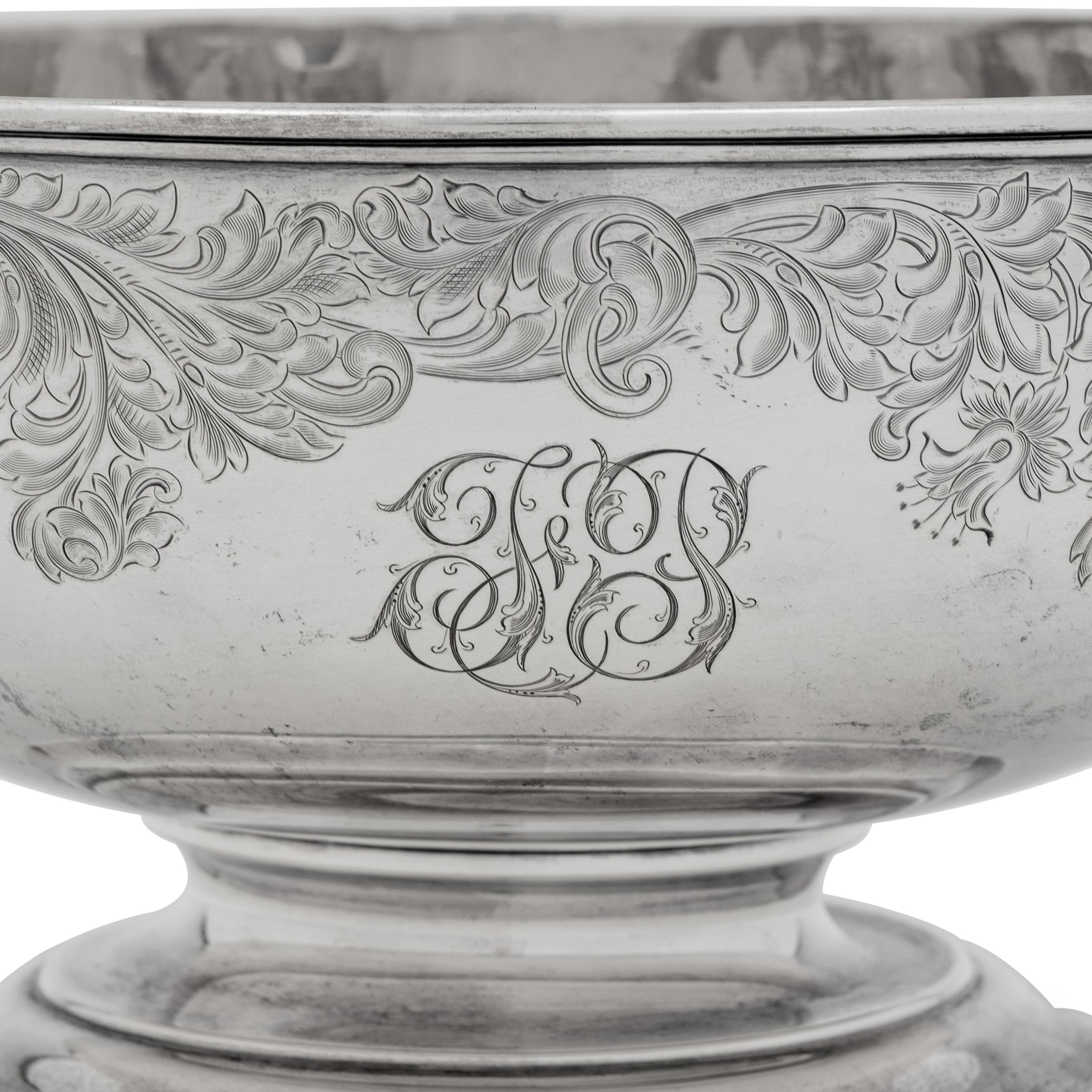An American Silver Center Bowl