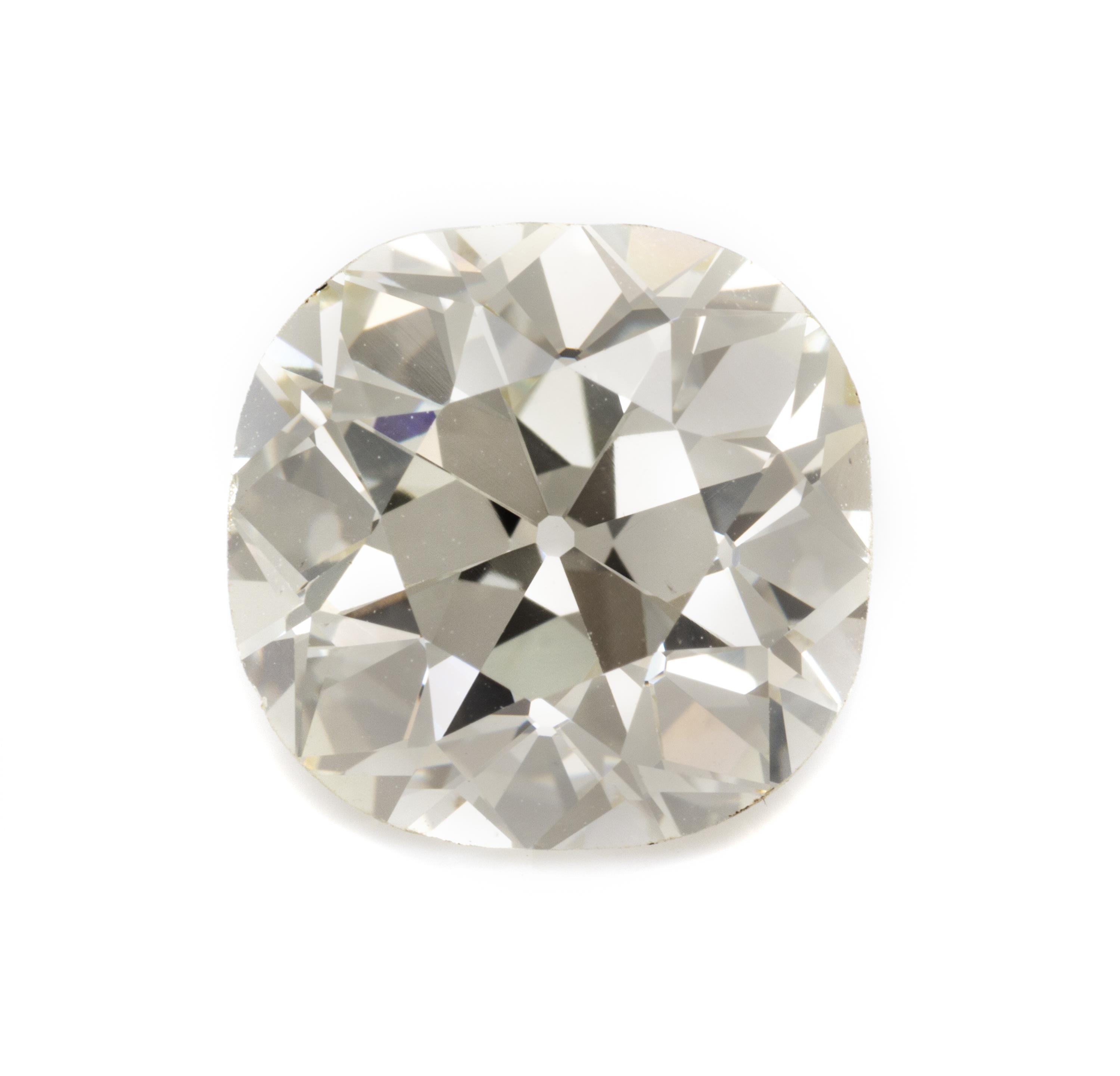 A Platinum and Diamond Ring, 5.20 dwts.