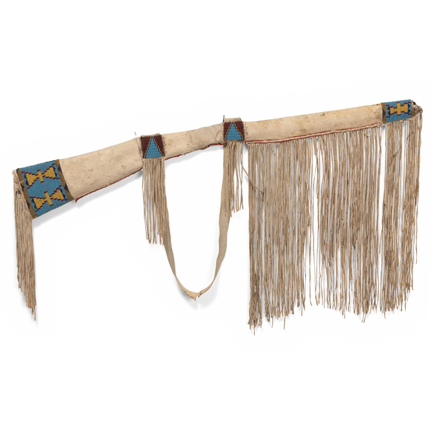 Sioux Beaded Hide Rifle Scabbard