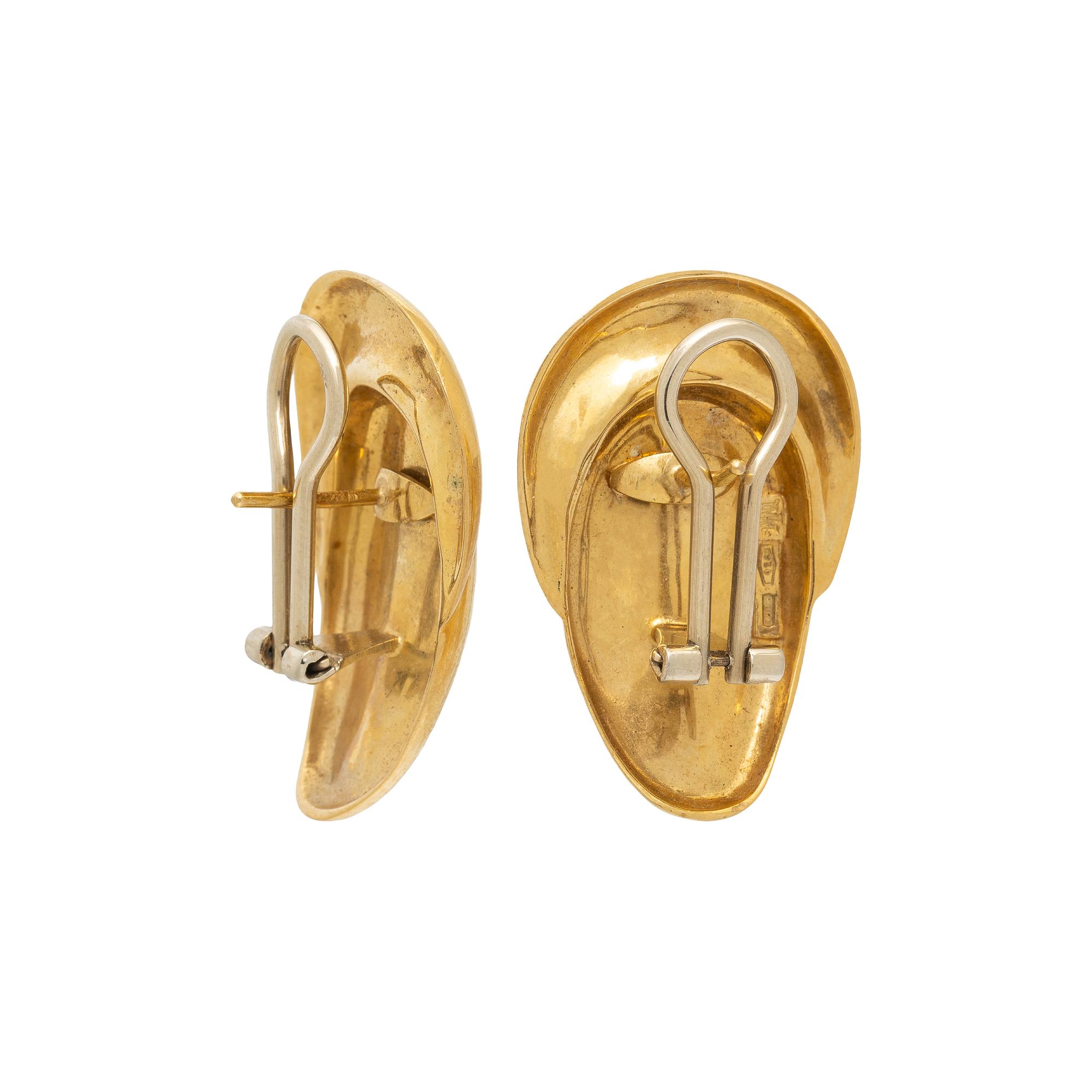 YELLOW GOLD EARRINGS