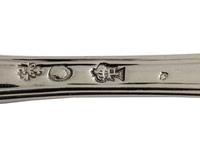 A Georgian and Victorian Silver Flatware Service