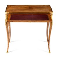 A Louis XV Gilt Bronze Mounted Tulipwood Table à Ecrire
