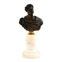 A Bronze and Marble Coronation Bust of George IV