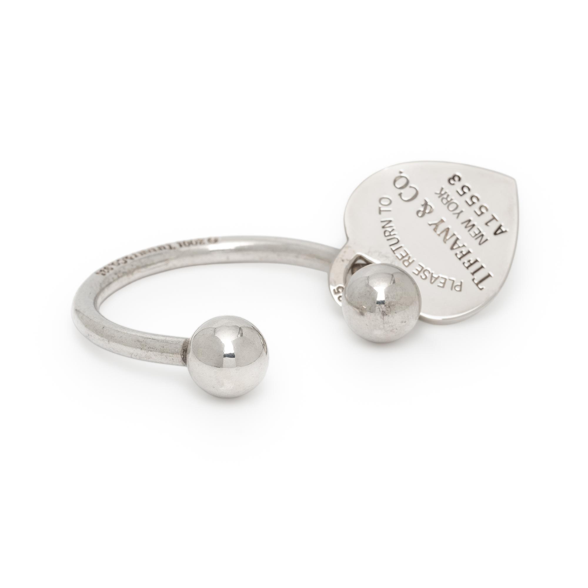 Tiffany & Co., Sterling Silver 'Return to Tiffany' Keyring
