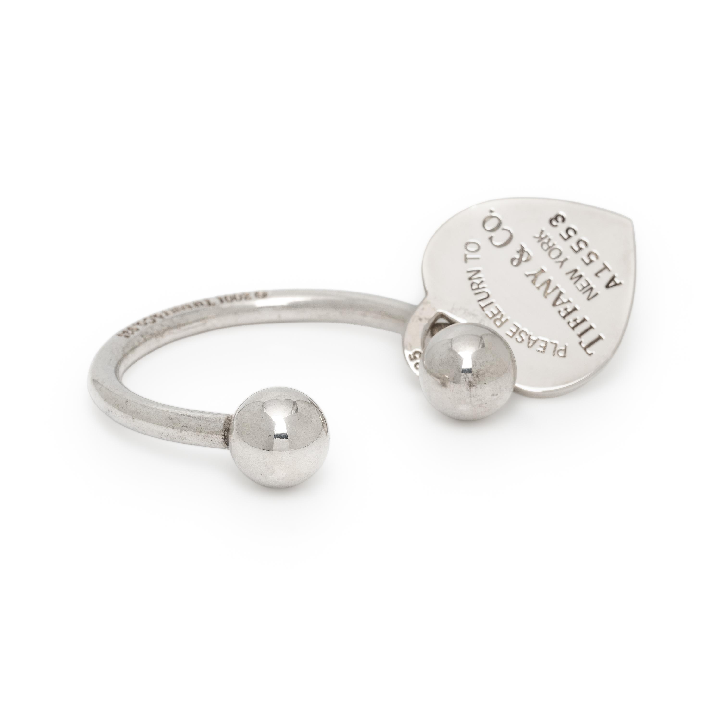 Tiffany & Co., Sterling Silver 'Return to Tiffany' Keyring