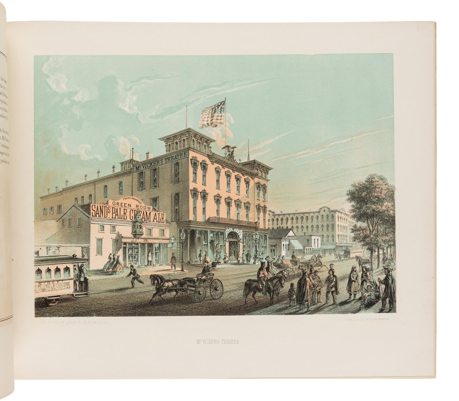 [CHICAGO]. Chicago Illustrated . Literary Descriptions by James W. Sheahan . Chicago: Jevne & Almini, January 1866-January 1867.