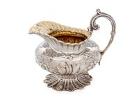 A Victorian Silver Creamer — John Wilmin Figg, London, 1839