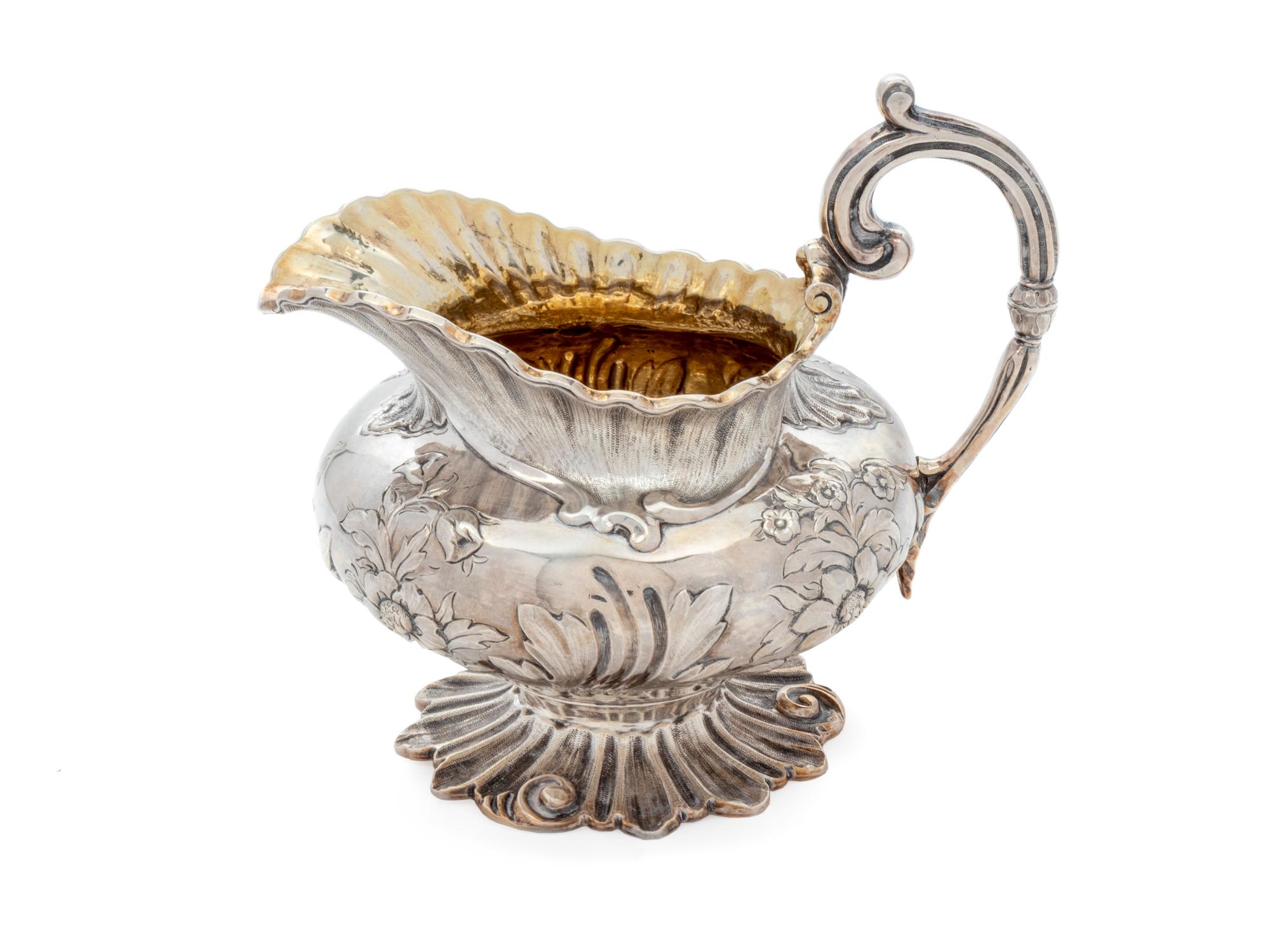 A Victorian Silver Creamer — John Wilmin Figg, London, 1839
