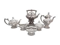 An American Silver Six-Piece Tea and Coffee Service