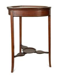 A George III Mahogany Vitrine Table