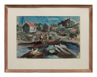 Untitled (Harbor Scene)