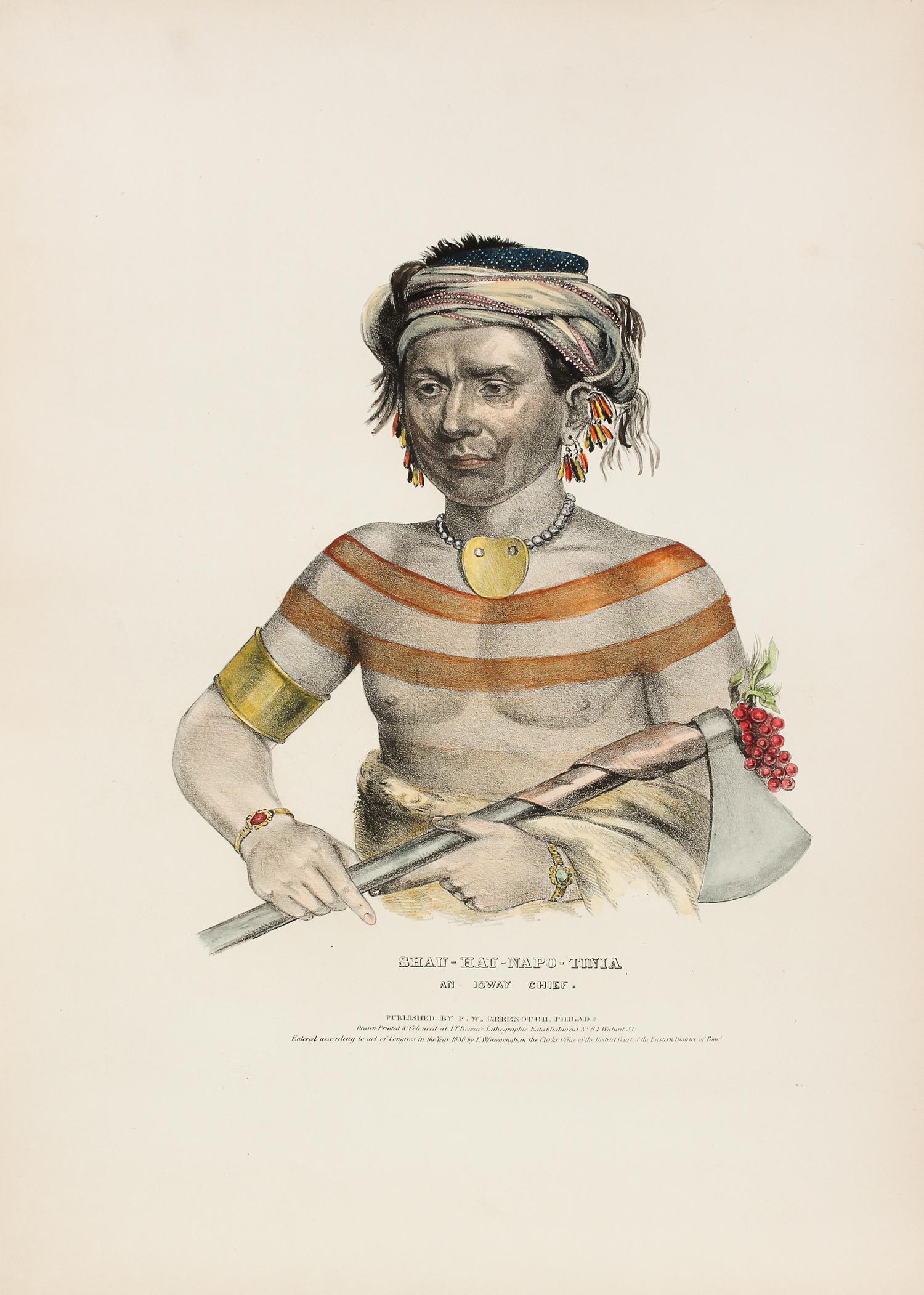 McKenney and Hall Each 21 1/2 x 15 1/2 inches — (1785-1858 and 1783-1868)