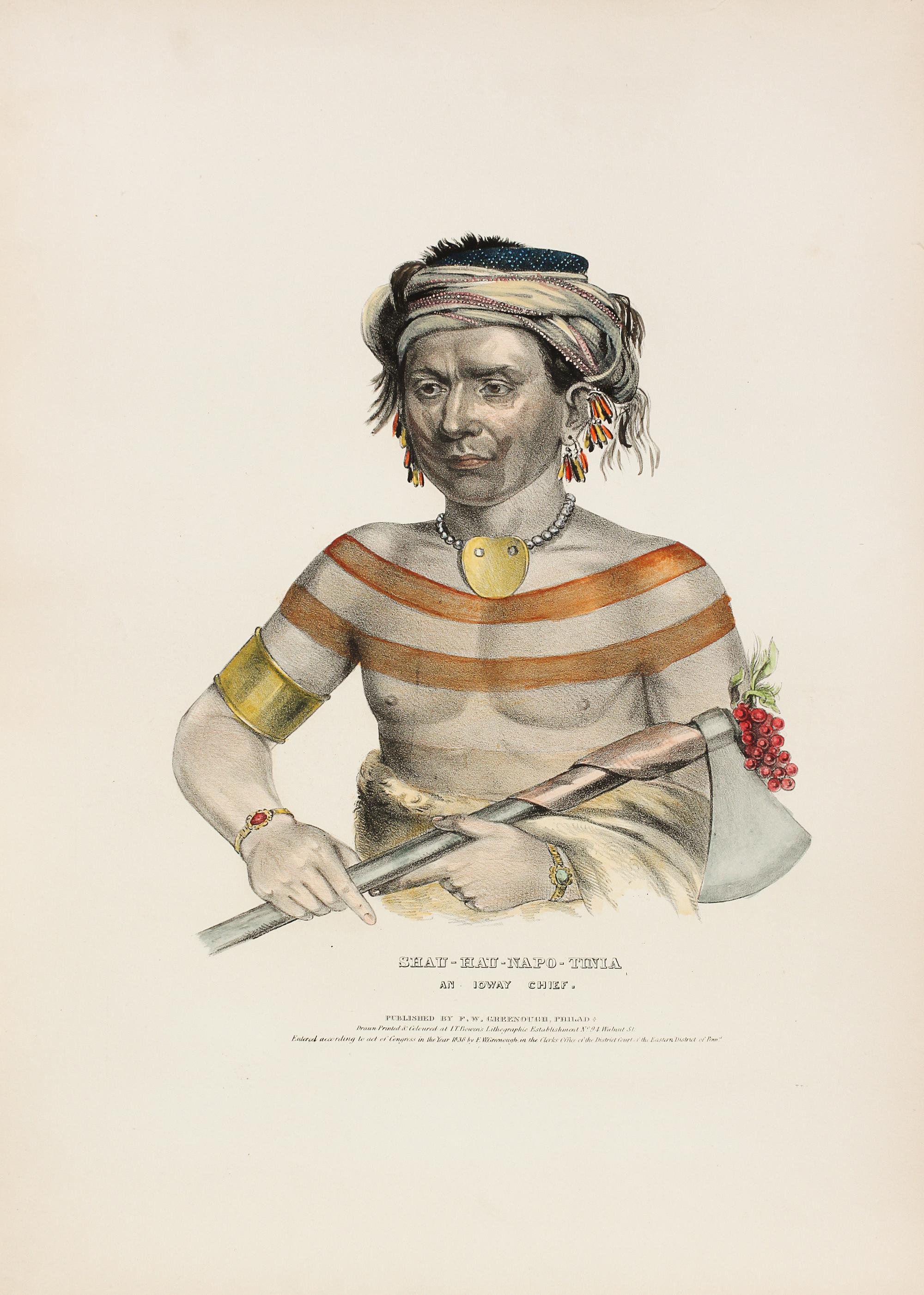 McKenney and Hall Each 21 1/2 x 15 1/2 inches — (1785-1858 and 1783-1868)