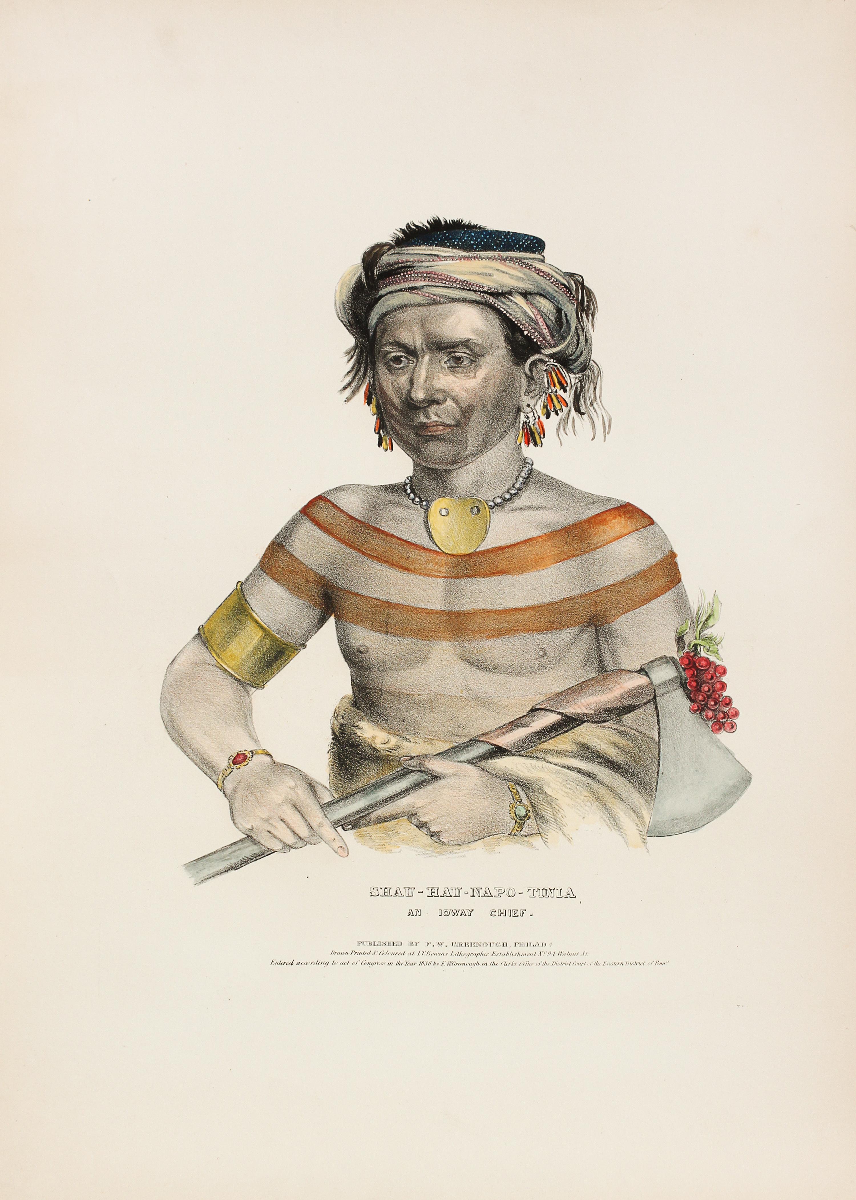 McKenney and Hall Each 21 1/2 x 15 1/2 inches — (1785-1858 and 1783-1868)