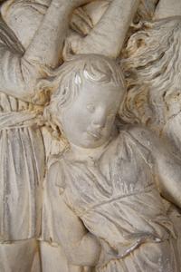 A Neoclassical Style Plaster Relief Panel