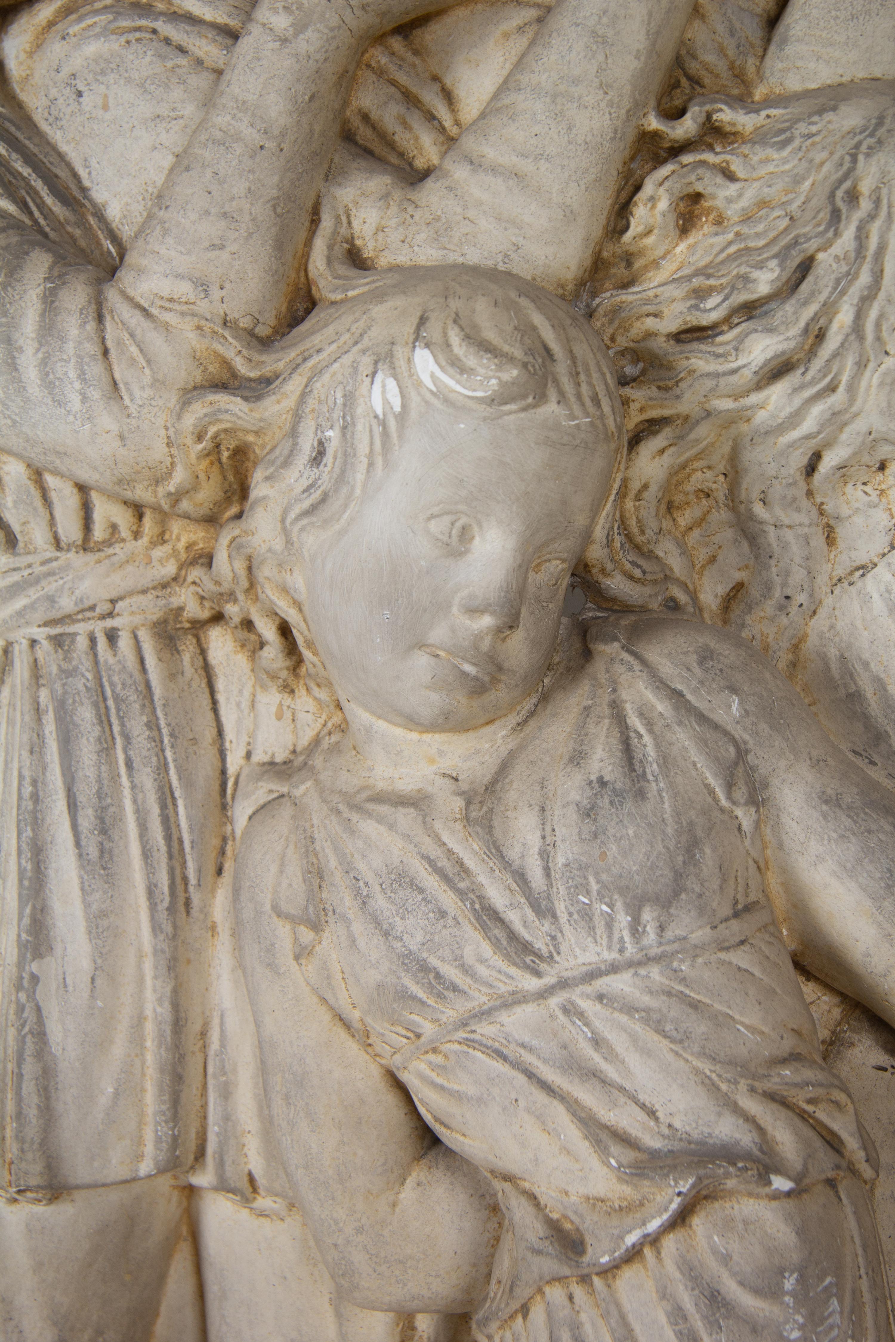 A Neoclassical Style Plaster Relief Panel