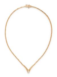YELLOW GOLD AND DIAMOND COLLAR NECKLACE