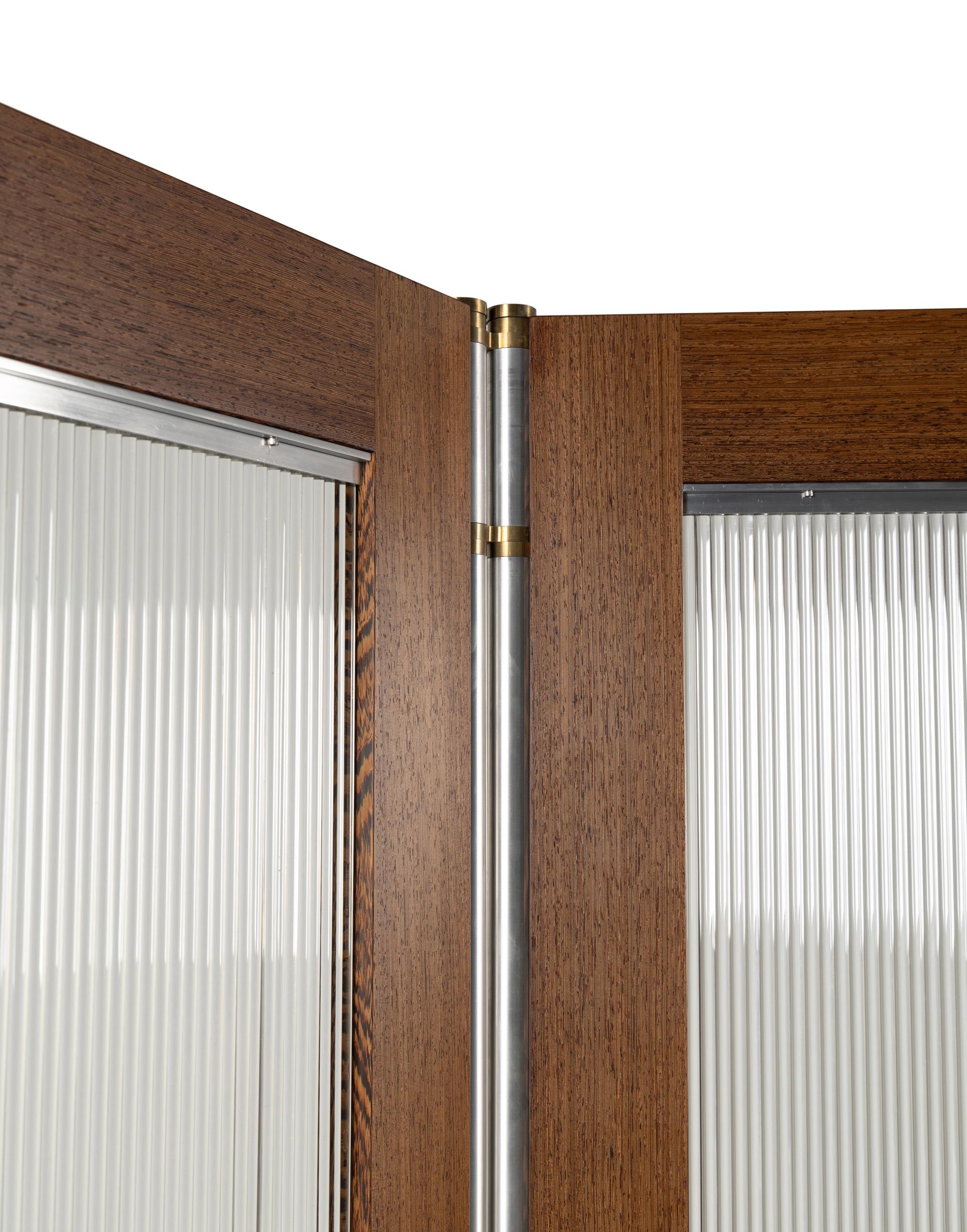 A Custom Four-Panel Floor Screen