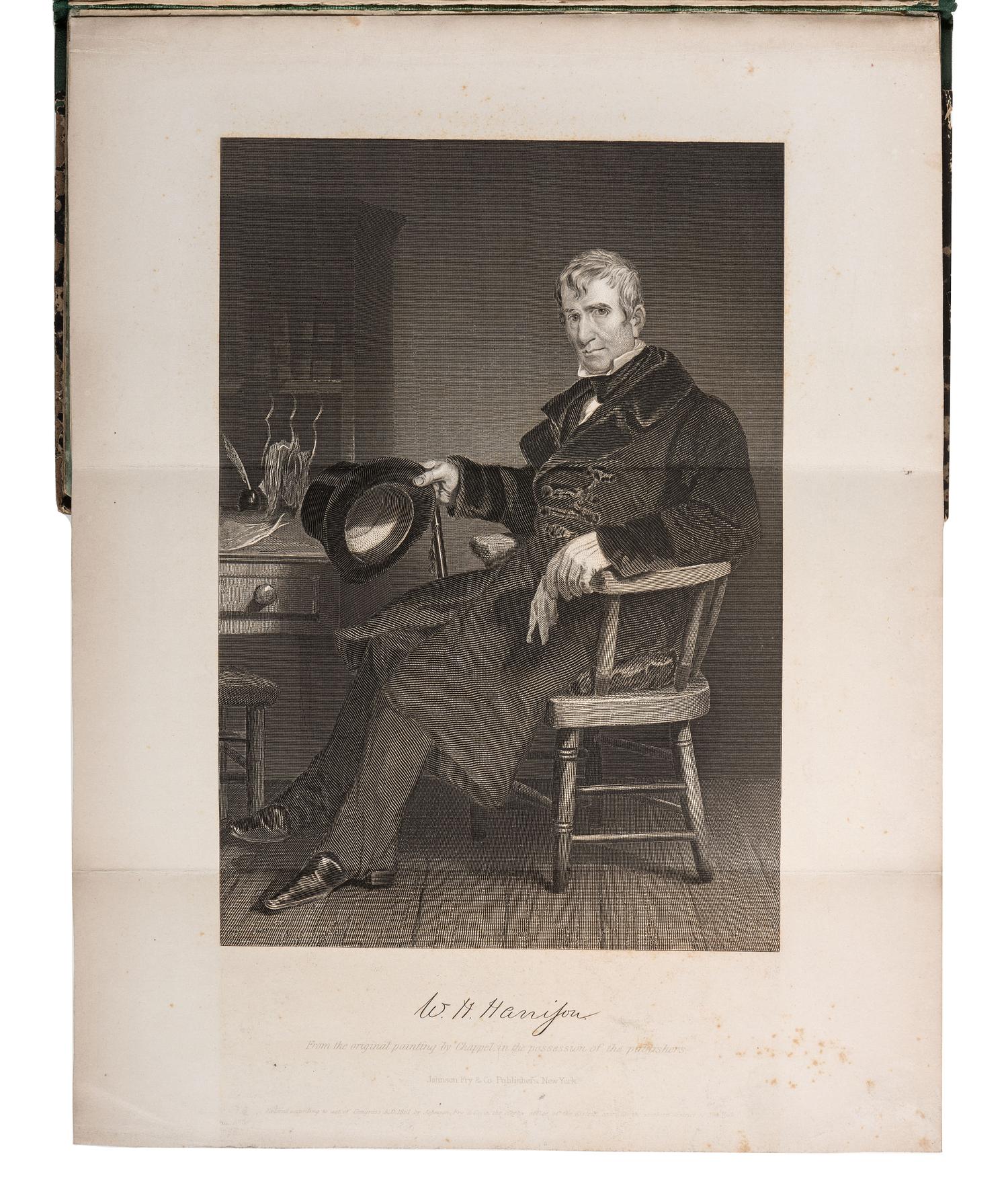 [HARRISON, William Henry]. A group of pamphlets including campaign biographies and illustrated examples.