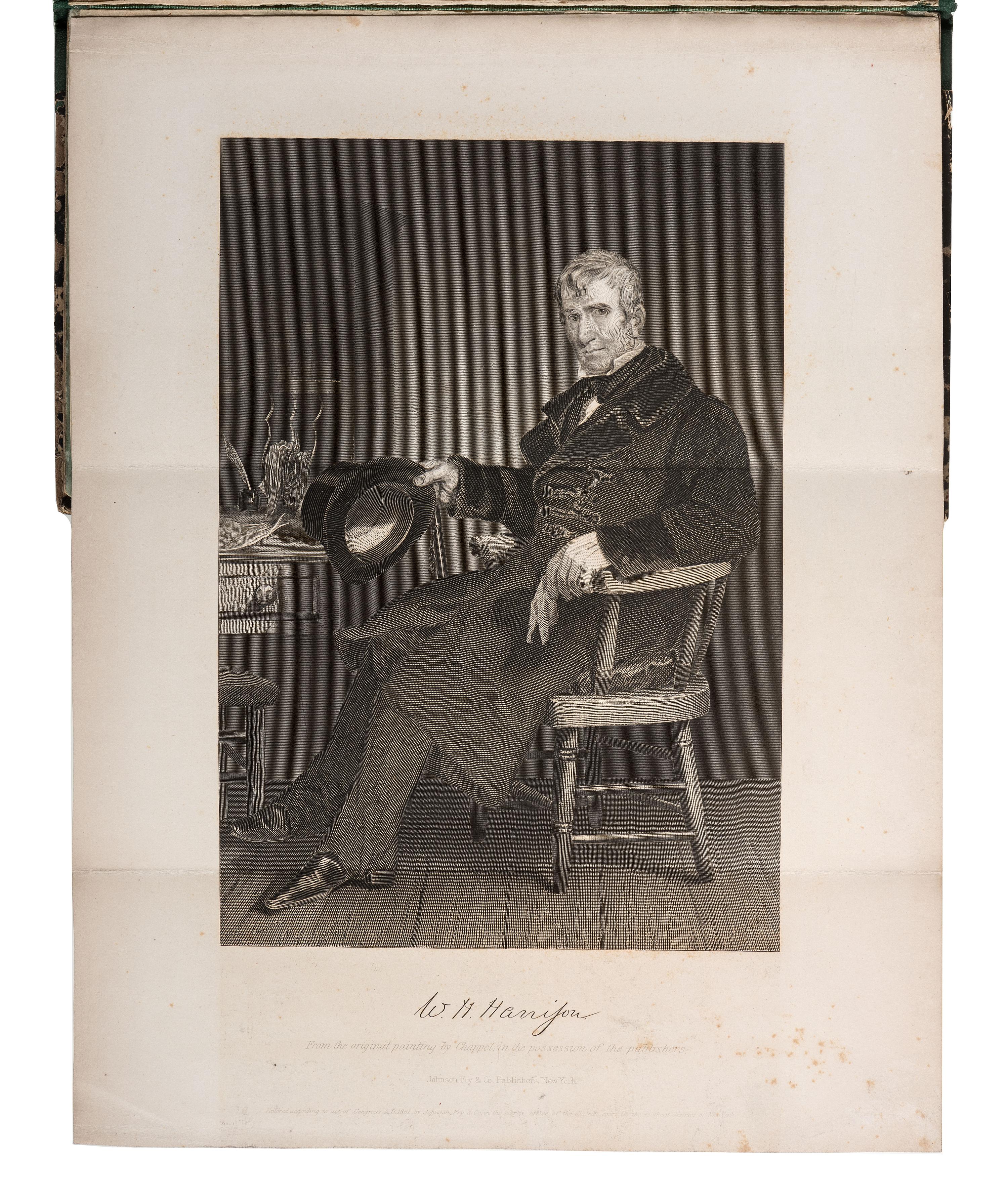 [HARRISON, William Henry]. A group of pamphlets including campaign biographies and illustrated examples.