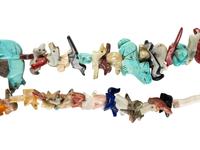 Zuni Single-Strand Fetish Necklaces