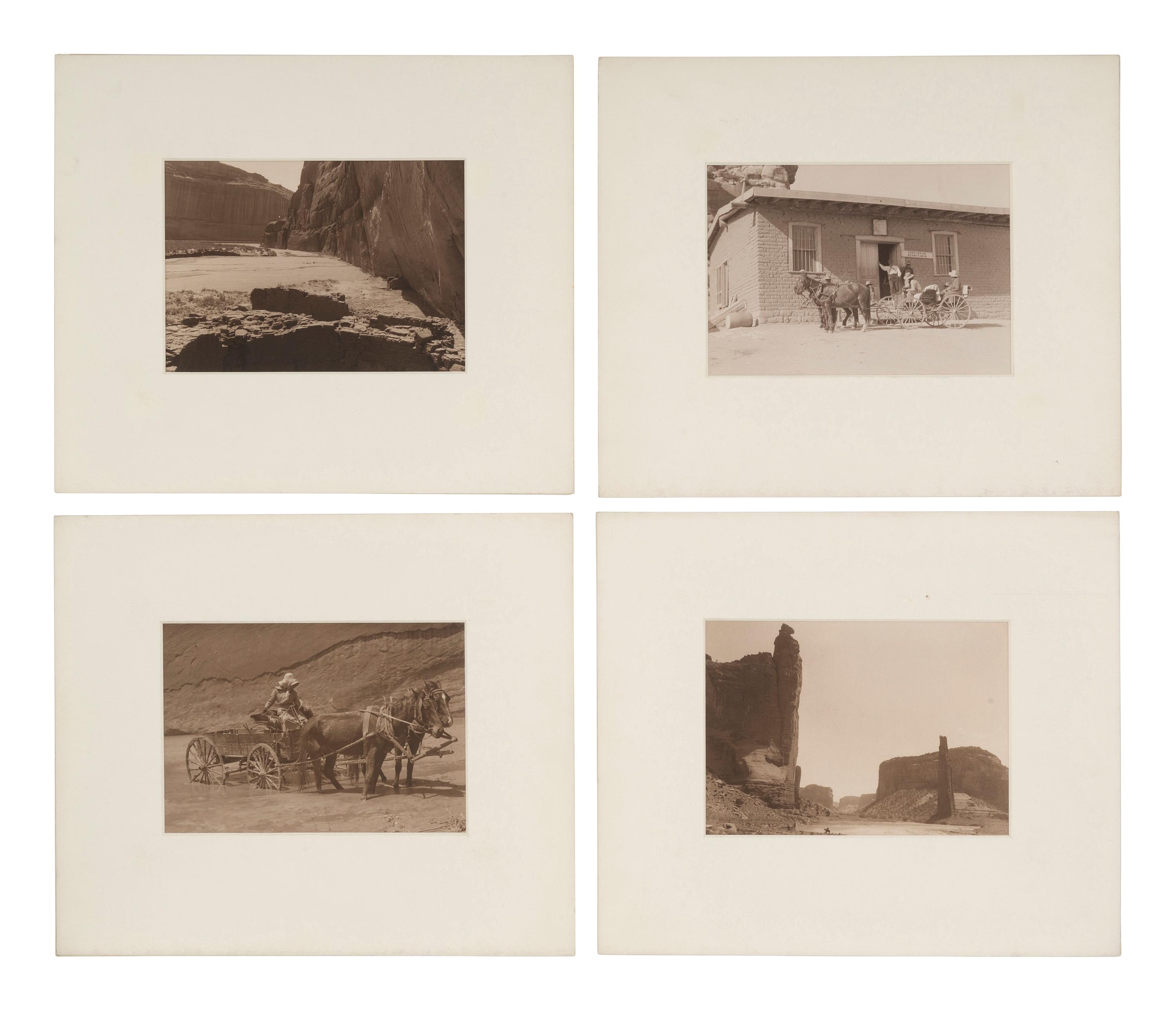 [WESTERN AMERICANA] -- [NATIVE AMERICANS]. GLEASON, Herbert Wendell (1855-1937), photographer. A collection of approx. 37 images of Canyon de Chelly and Navajo subjects.