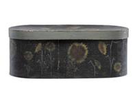A Bandboard Box with Painted Sunflower Decoration