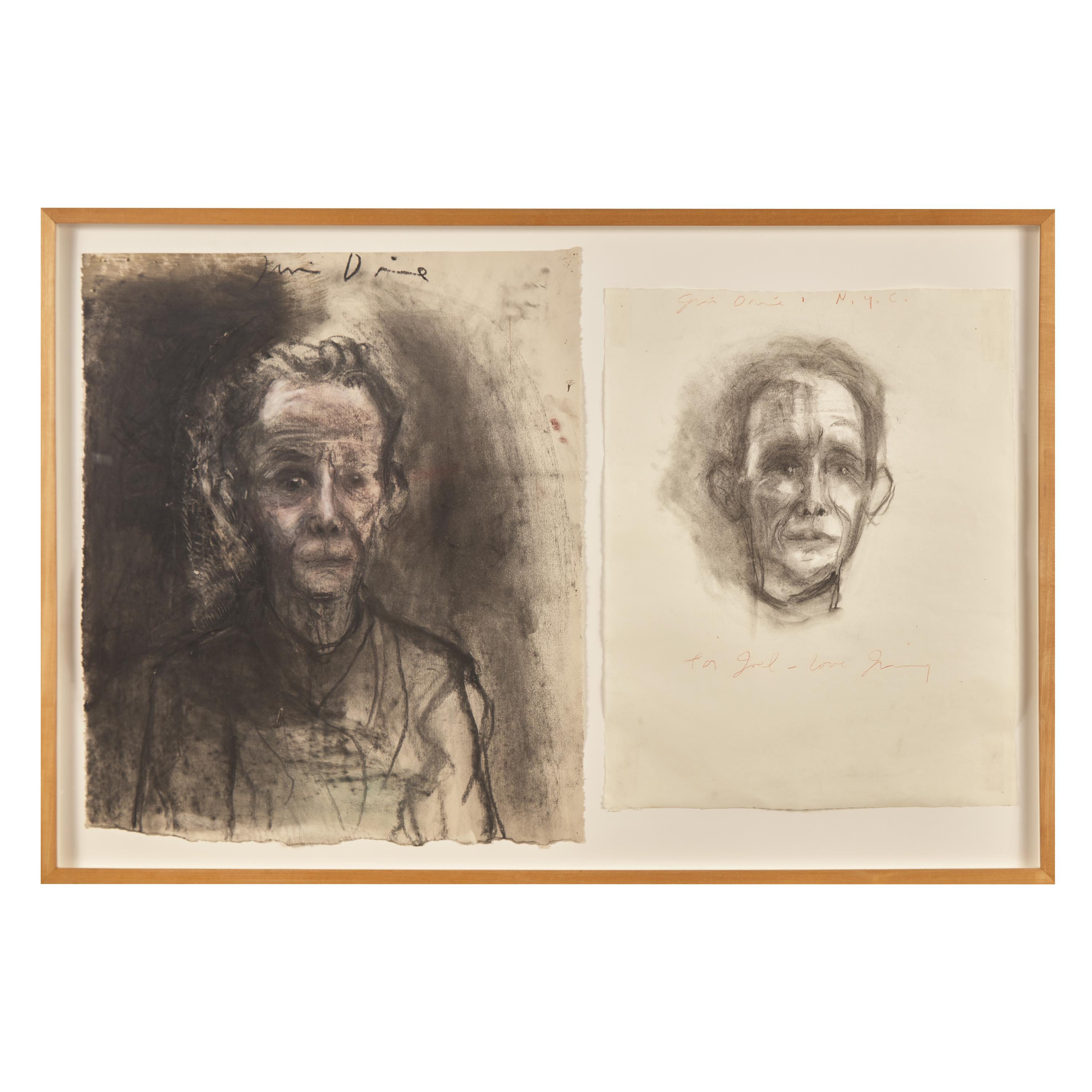 Jim Dine (American, b. 1935) — Double Portrait of Joel Grey