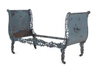An Empire Style Painted Iron Daybed