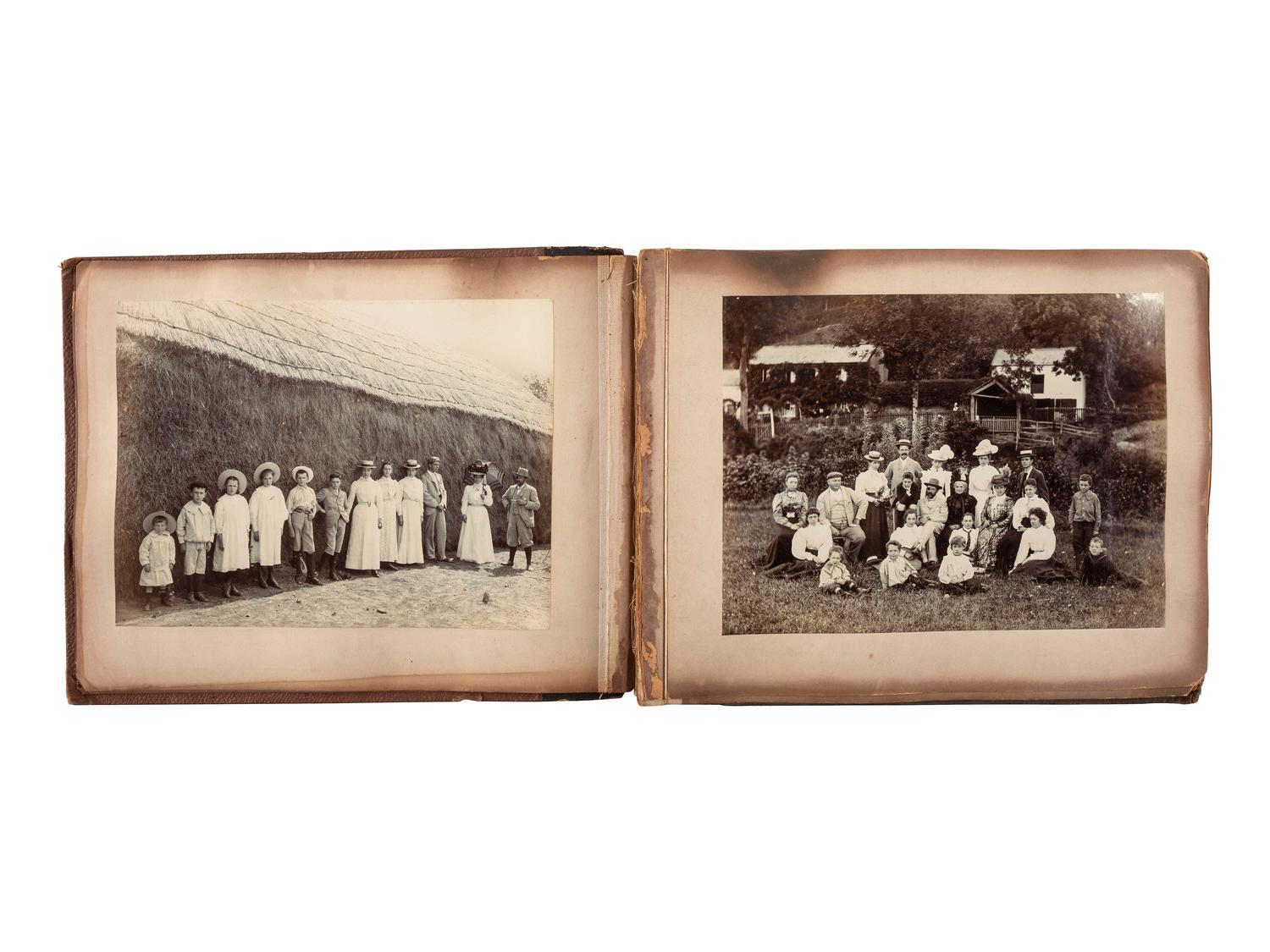 [EARLY PHOTOGRAPHY]. -- [NEW ZEALAND & AUSTRALIA]. A group of 2 albums containing photographs of Watertown, Australia and Gisborne, New Zealand.