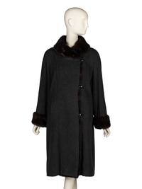 Mink-Lined Cashmere Coat