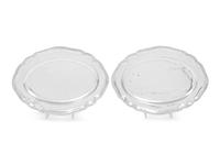 A Pair of George III Silver Meat Platters