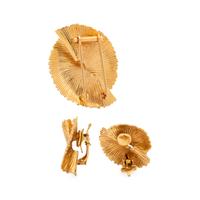 TIFFANY & CO., RETRO, YELLOW GOLD SET