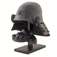 Edo-Period Japanese Hineno Kabuto with Contemporary Hanbo
