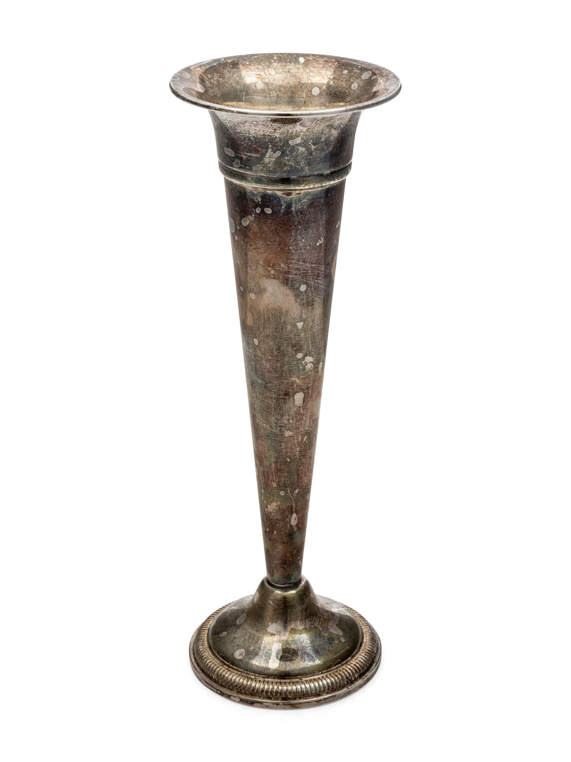 An American Silver Vase