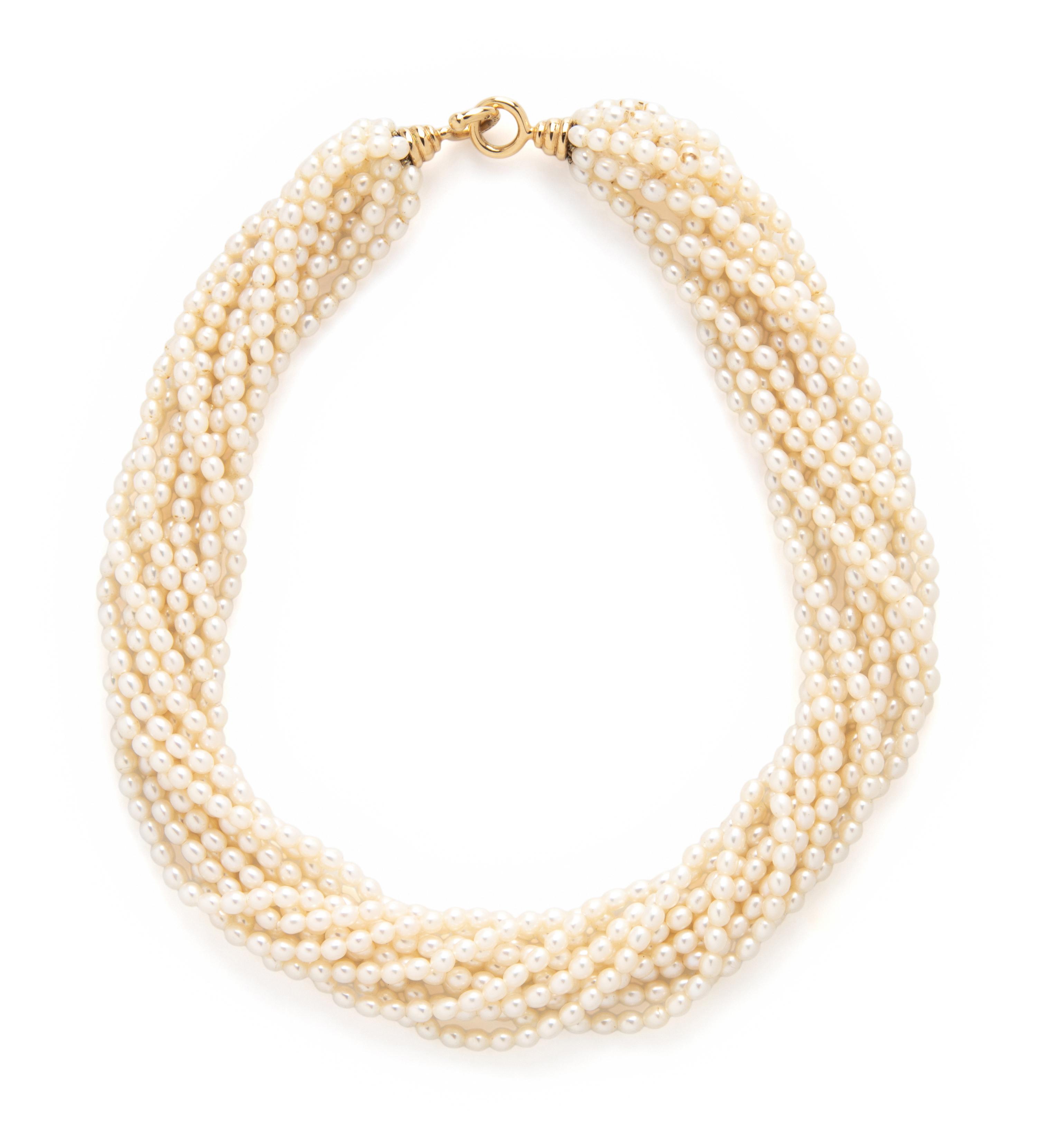 TIFFANY & CO., PALOMA PICASSO, CULTURED PEARL TORSADE NECKLACE