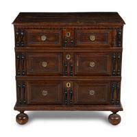 A Charles II Oak Chest of Drawers