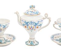 A Limoges Porcelain Tête-à-Tête